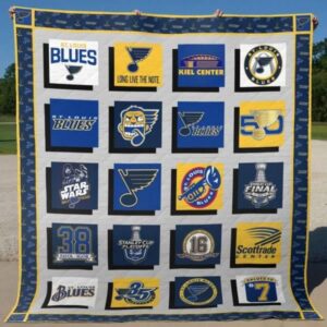 St Louis Blues Quilt Blanket B290520  Quilt